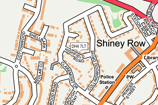 Map of RACY LACY LINGERIE LTD at local scale