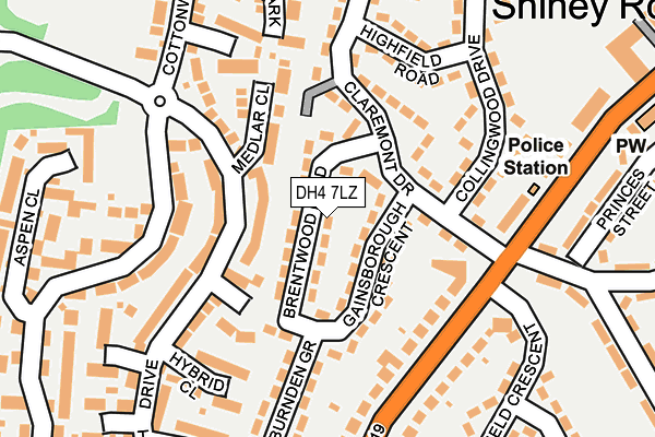Map of MAPLESIDE RESIDENTIAL LIMITED at local scale