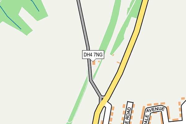 DH4 7NG map - OS OpenMap – Local (Ordnance Survey)