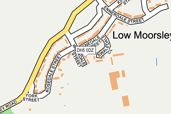 DH5 0DZ map - OS OpenMap – Local (Ordnance Survey)