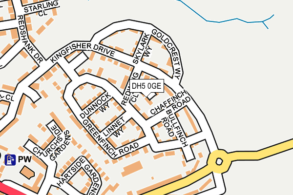 DH5 0GE map - OS OpenMap – Local (Ordnance Survey)