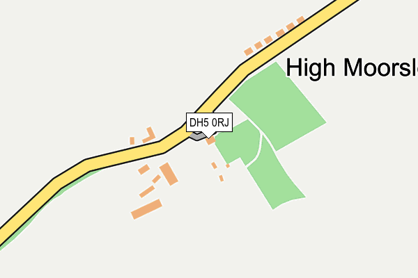 DH5 0RJ map - OS OpenMap – Local (Ordnance Survey)