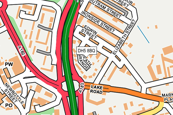 DH5 8BQ map - OS OpenMap – Local (Ordnance Survey)
