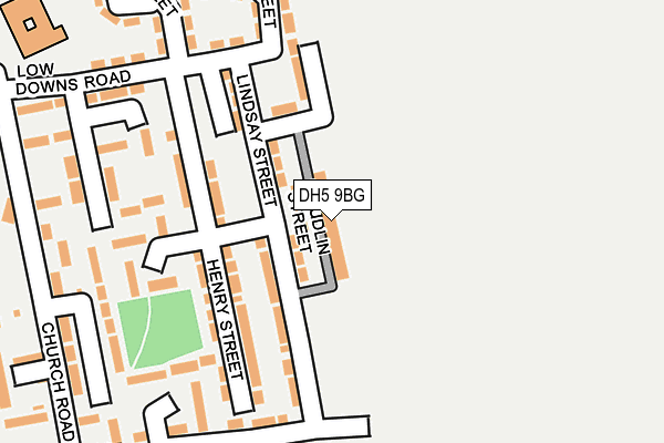 DH5 9BG map - OS OpenMap – Local (Ordnance Survey)