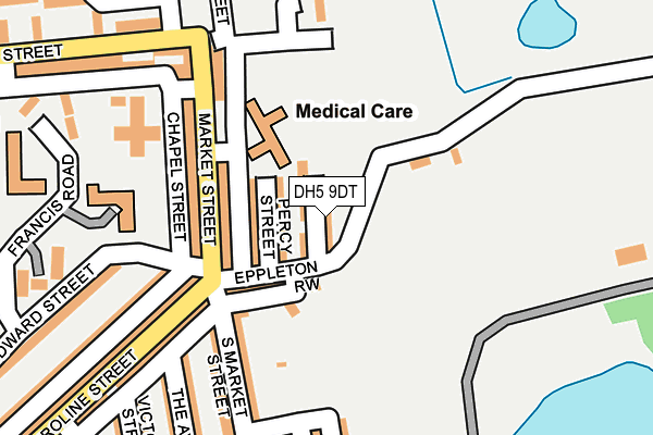 DH5 9DT map - OS OpenMap – Local (Ordnance Survey)