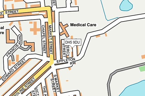 DH5 9DU map - OS OpenMap – Local (Ordnance Survey)