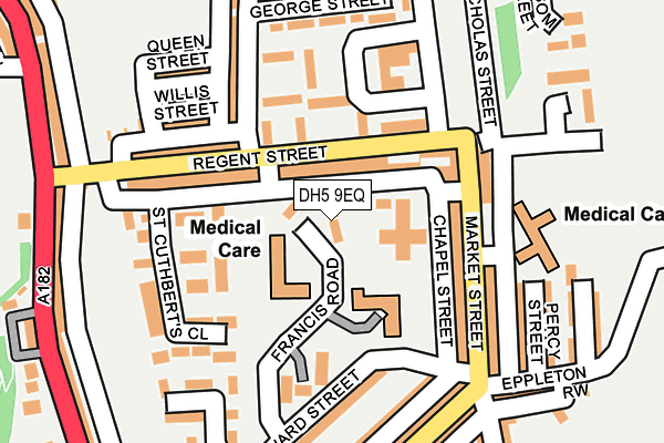 DH5 9EQ map - OS OpenMap – Local (Ordnance Survey)