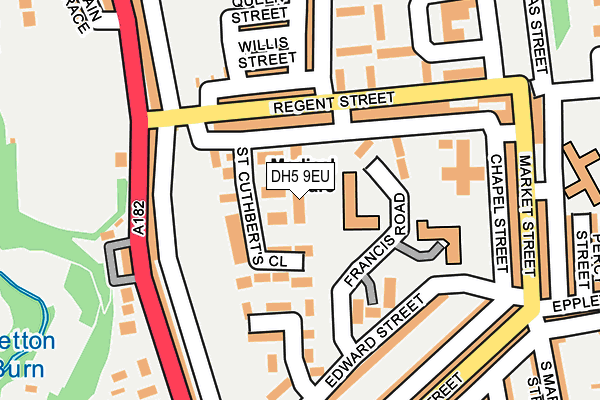 DH5 9EU map - OS OpenMap – Local (Ordnance Survey)
