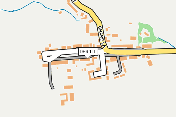DH6 1LL map - OS OpenMap – Local (Ordnance Survey)