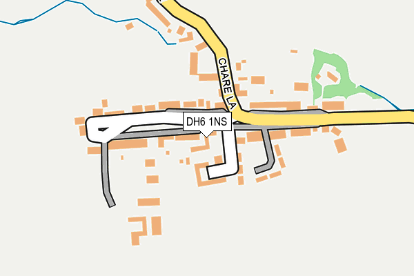 DH6 1NS map - OS OpenMap – Local (Ordnance Survey)