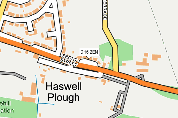 DH6 2EN map - OS OpenMap – Local (Ordnance Survey)