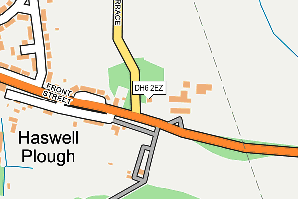 DH6 2EZ map - OS OpenMap – Local (Ordnance Survey)