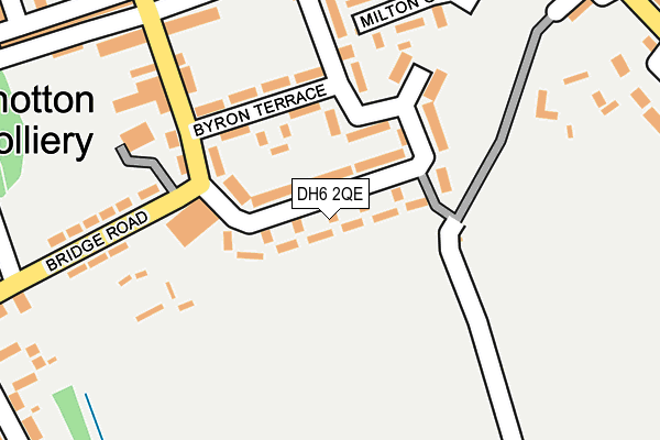 DH6 2QE map - OS OpenMap – Local (Ordnance Survey)