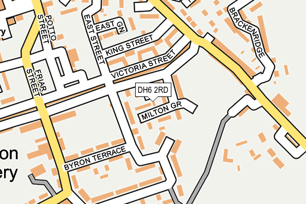 DH6 2RD map - OS OpenMap – Local (Ordnance Survey)