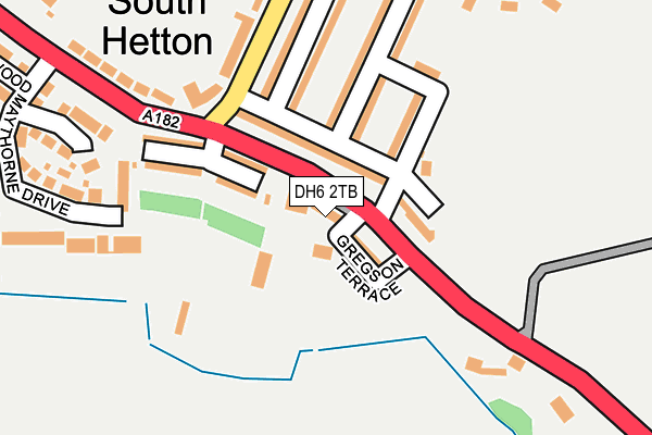 DH6 2TB map - OS OpenMap – Local (Ordnance Survey)