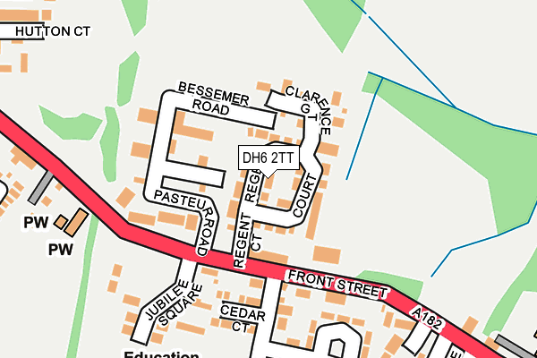 DH6 2TT map - OS OpenMap – Local (Ordnance Survey)