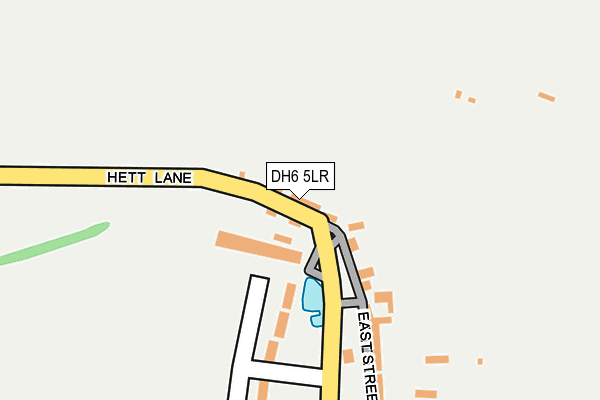 DH6 5LR map - OS OpenMap – Local (Ordnance Survey)