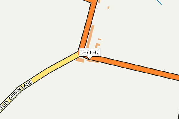 DH7 6EQ map - OS OpenMap – Local (Ordnance Survey)