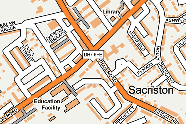 Map of TWENTY THREE SALON LTD at local scale