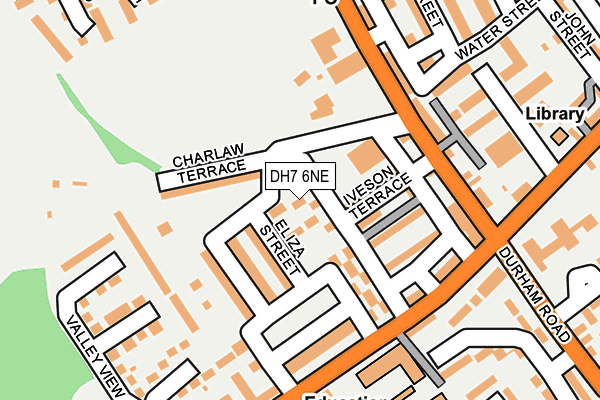 DH7 6NE map - OS OpenMap – Local (Ordnance Survey)
