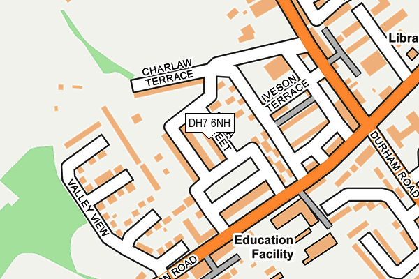 DH7 6NH map - OS OpenMap – Local (Ordnance Survey)