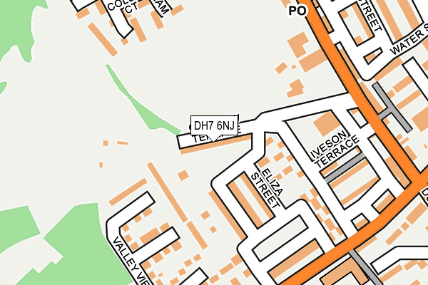 DH7 6NJ map - OS OpenMap – Local (Ordnance Survey)