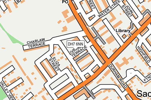 DH7 6NN map - OS OpenMap – Local (Ordnance Survey)