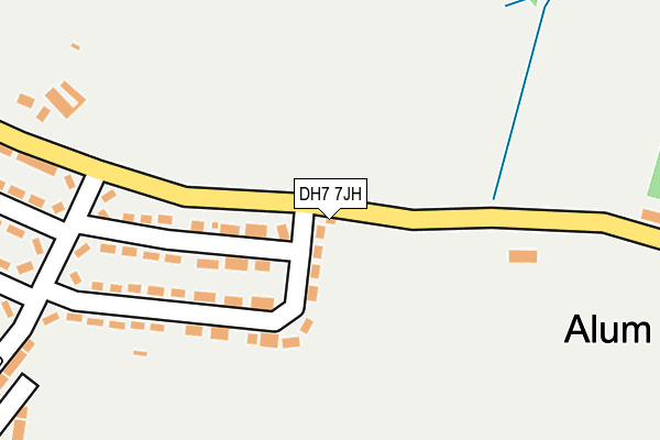DH7 7JH map - OS OpenMap – Local (Ordnance Survey)
