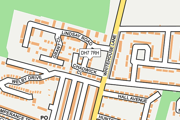 DH7 7RH map - OS OpenMap – Local (Ordnance Survey)