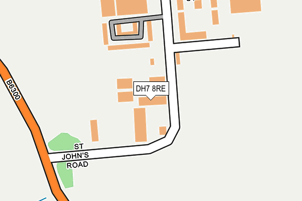 DH7 8RE map - OS OpenMap – Local (Ordnance Survey)