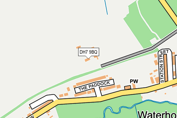 DH7 9BQ map - OS OpenMap – Local (Ordnance Survey)