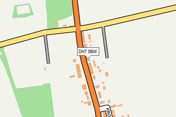 DH7 9BW map - OS OpenMap – Local (Ordnance Survey)