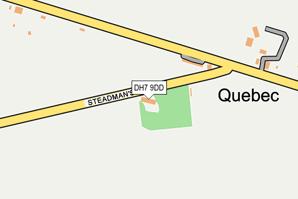 DH7 9DD map - OS OpenMap – Local (Ordnance Survey)