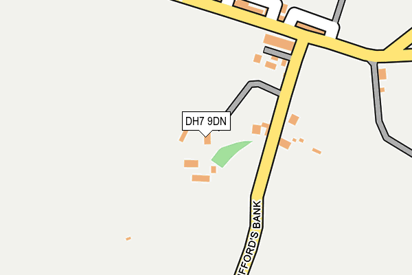DH7 9DN map - OS OpenMap – Local (Ordnance Survey)