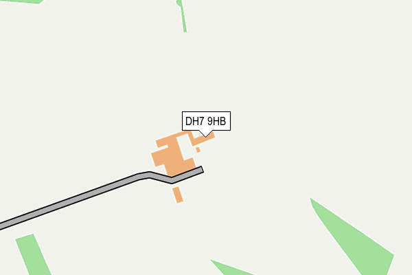 DH7 9HB map - OS OpenMap – Local (Ordnance Survey)