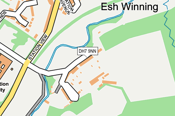 DH7 9NN map - OS OpenMap – Local (Ordnance Survey)