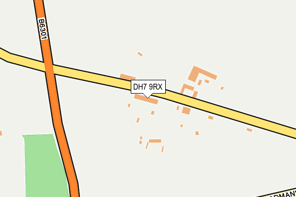DH7 9RX map - OS OpenMap – Local (Ordnance Survey)