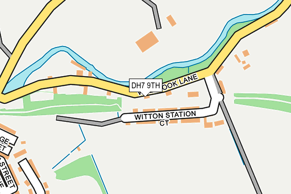 DH7 9TH map - OS OpenMap – Local (Ordnance Survey)