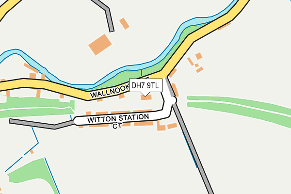 DH7 9TL map - OS OpenMap – Local (Ordnance Survey)