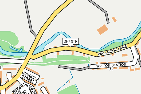 DH7 9TP map - OS OpenMap – Local (Ordnance Survey)
