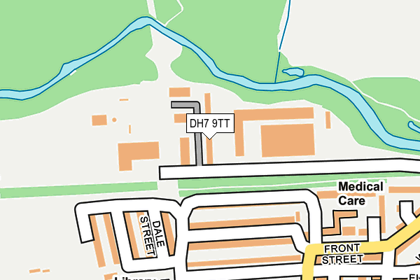 DH7 9TT map - OS OpenMap – Local (Ordnance Survey)