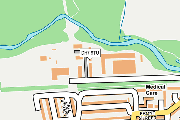 DH7 9TU map - OS OpenMap – Local (Ordnance Survey)