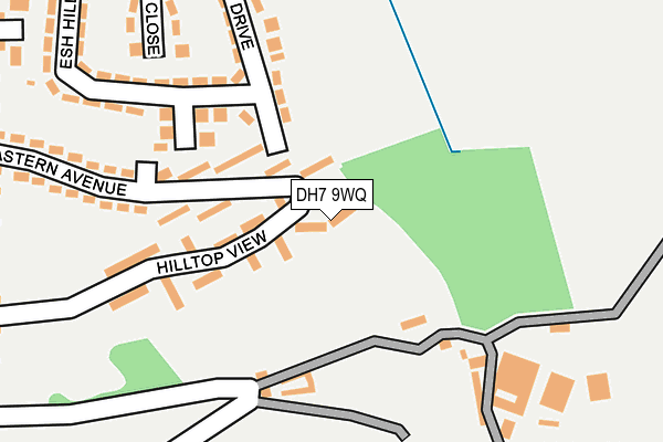 DH7 9WQ map - OS OpenMap – Local (Ordnance Survey)