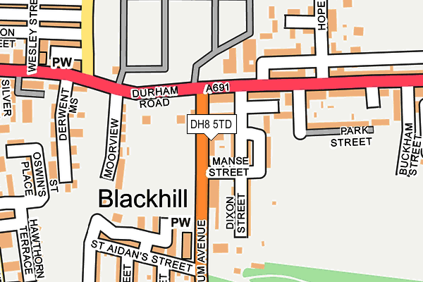 Map of GARY HALL BUILDING LIMITED at local scale
