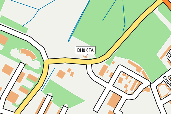 DH8 6TA map - OS OpenMap – Local (Ordnance Survey)