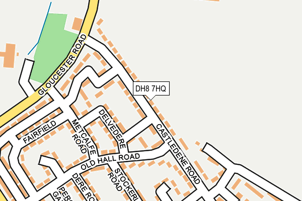 DH8 7HQ map - OS OpenMap – Local (Ordnance Survey)