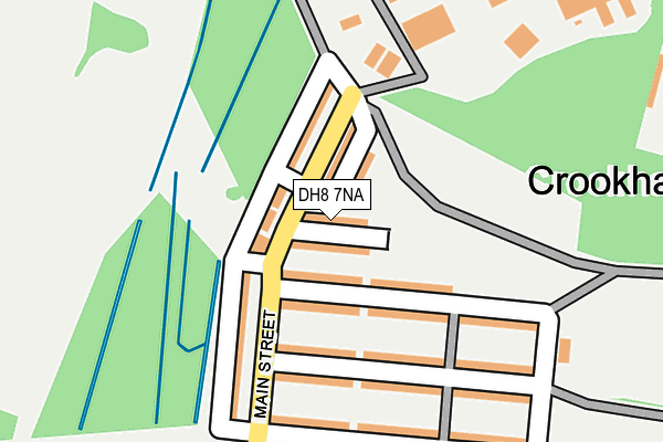 DH8 7NA map - OS OpenMap – Local (Ordnance Survey)