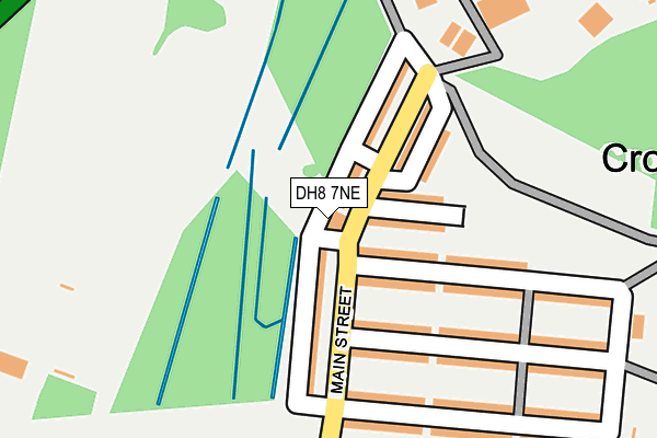 DH8 7NE map - OS OpenMap – Local (Ordnance Survey)