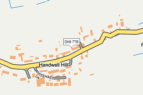 DH8 7TB map - OS OpenMap – Local (Ordnance Survey)