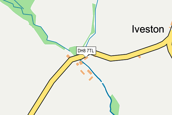DH8 7TL map - OS OpenMap – Local (Ordnance Survey)